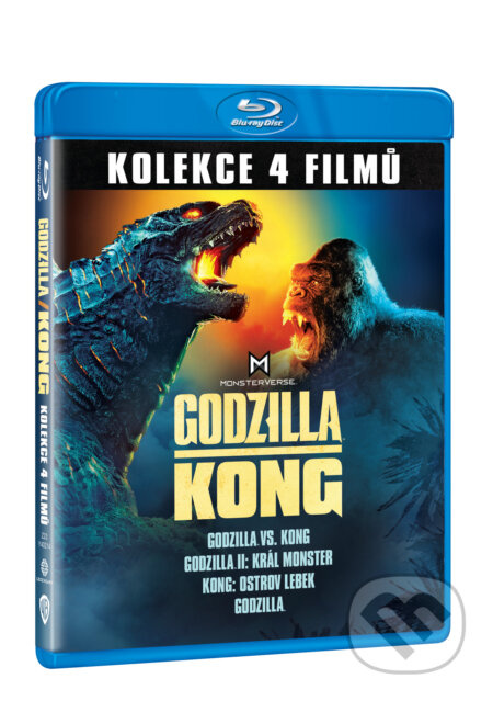 Godzilla a Kong kolekce (4 BD) - film z kategorie Akční sci-fi