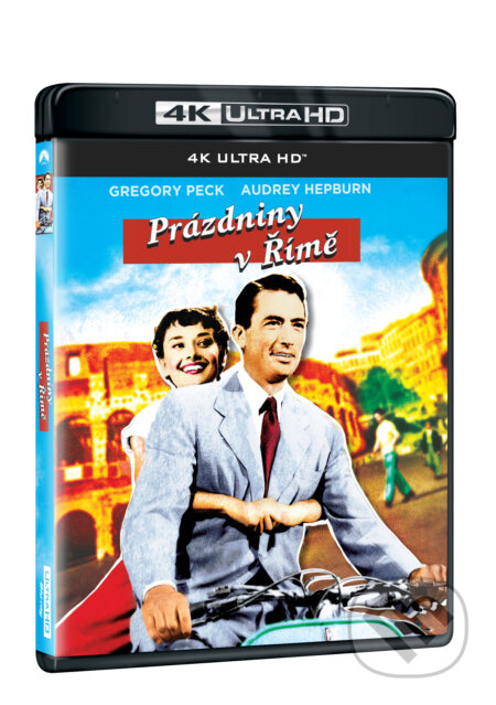 Prázdniny v Římě Ultra HD Blu-ray (UHD a BD) - William Wyler - film z kategorie Klasické komedie a muzikály
