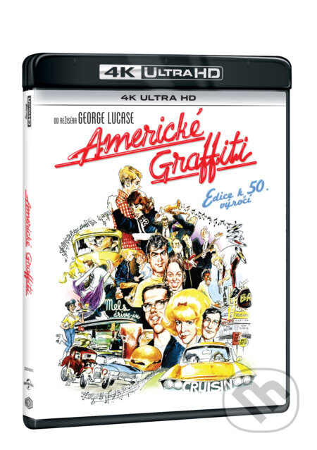Americké graffiti - Edice k 50. výročí Ultra HD Blu-ray - film z kategorie Komedie