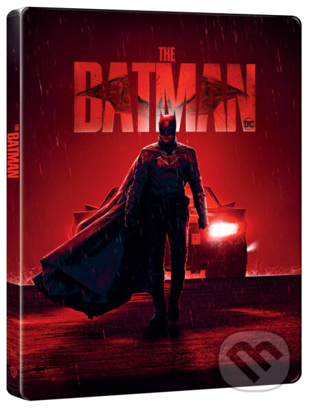 Batman (2022)  - steelbook - motiv Batmobile Head Lights Ultra HD Blu-ray - film z kategorie Akční a dobrodružné