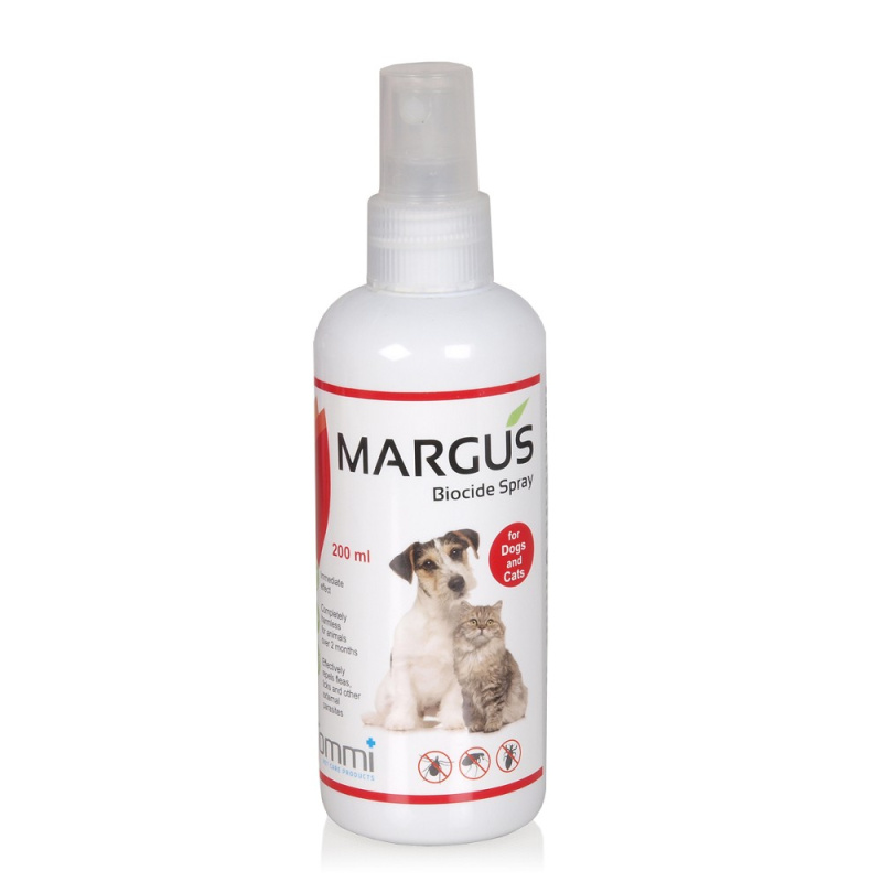 Antiparazitní sprej pro psy i kočky MARGUS Biocide Spray 200ml 00057