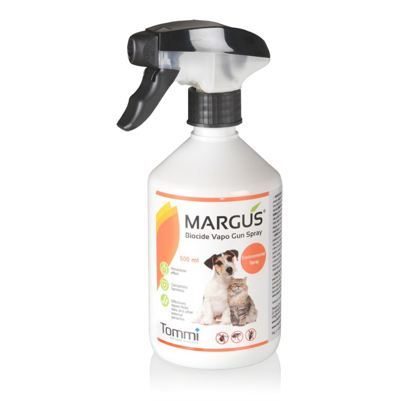Antiparazitní sperj pro ochranu prostředí i zvířete MARGUS Biocide Vapo Gun 500 ml