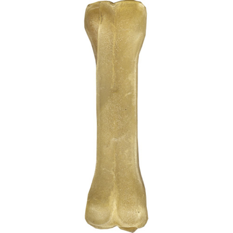Kost z bůvolí kůže, krmivo pro psy, délka 21cm, balení 10ks