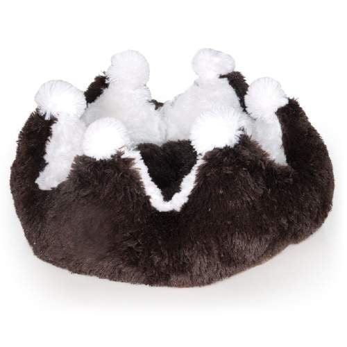 Pelíšek Princess hnědo/bílá 01031