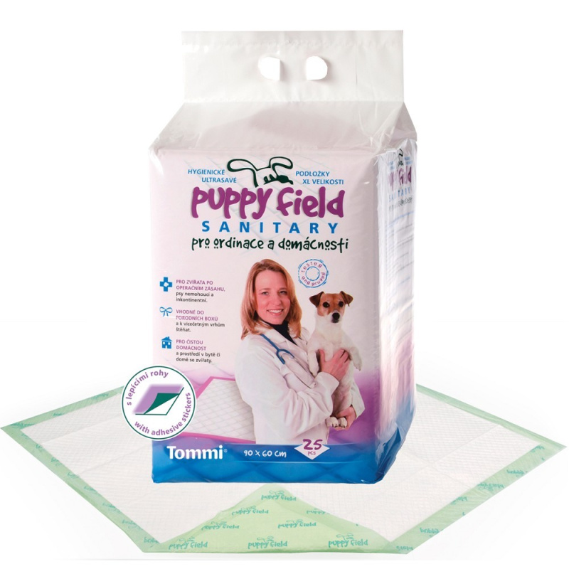 Podložka Puppy Field Sanitary 90x60cm 25ks