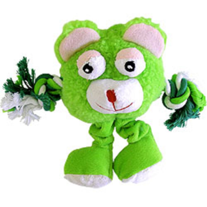 Hračka pes Monster Friend zelený plyš 21 cm