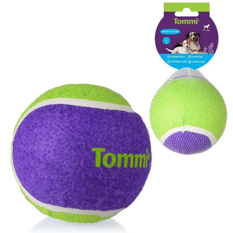 Hračka pro psy - tenisák, 10cm, různé barvy