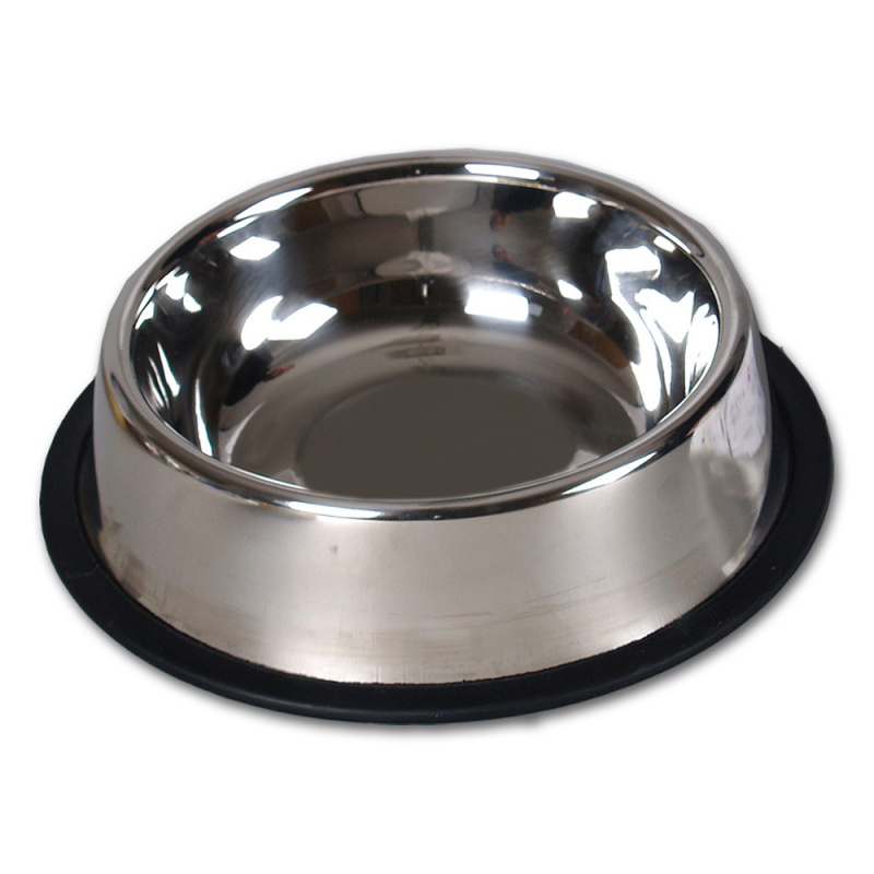 Misky pro psy - nerezová stabilní miska pro psy, průměr 21cm, 0,7l