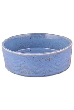 Keramická miska Zig Zag 18cm modrá 1,2l