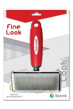 Kartáč jemný Fine Look red image L 12x18 cm