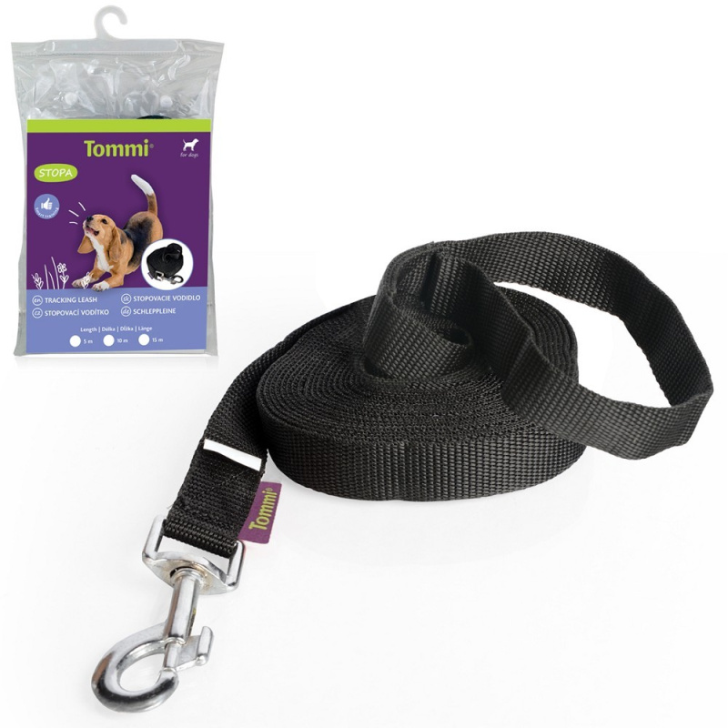 Stopovací popruhové vodítko, délka 5m - vodítka pro psy