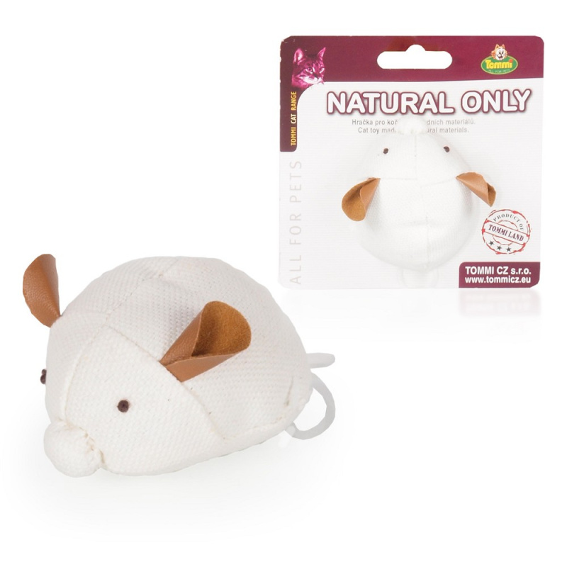 Natural Only Hračky pro kočky - vibrující myška, 7,5cm