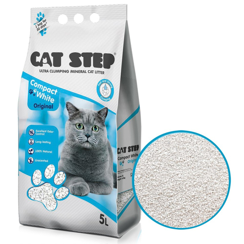Cat Step Compact White Original 5l/4,2kg