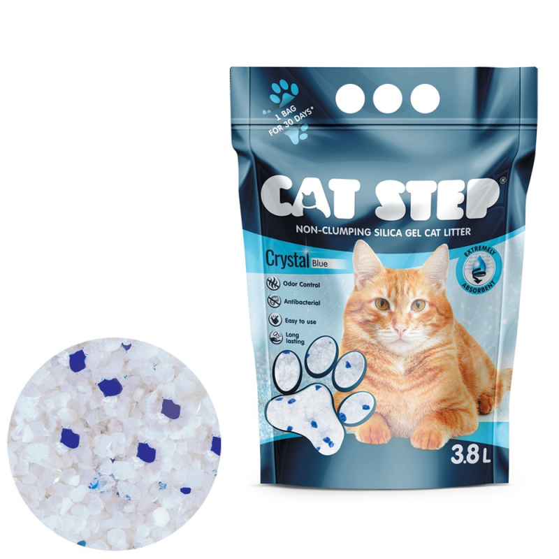 Cat Step Crystal Blue 1,67kg, 3,8l