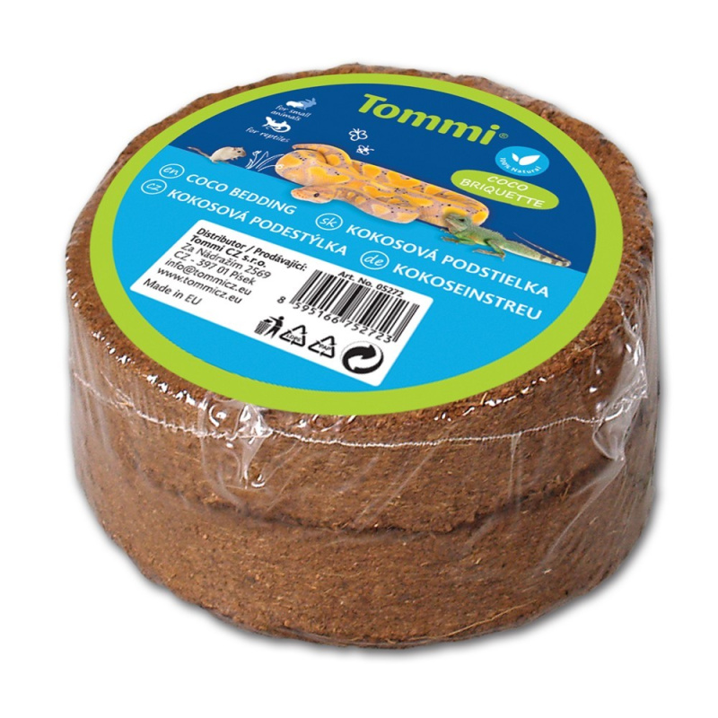 Coco Briquette stelivo pro hlodavce nebo do terárií, 2x100g