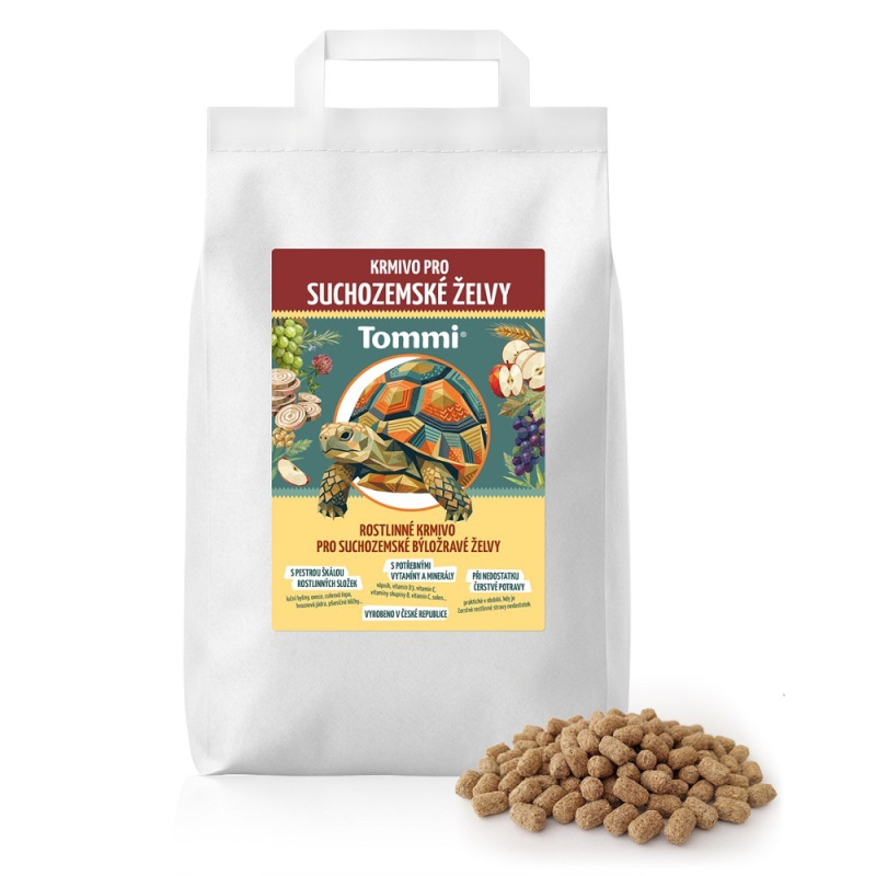 Tommi krmivo pro suchozemské želvy, 2kg