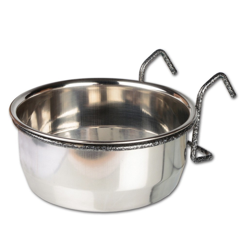 Krmítko pro exoty nerez závěsné, 12cm - 0,56l