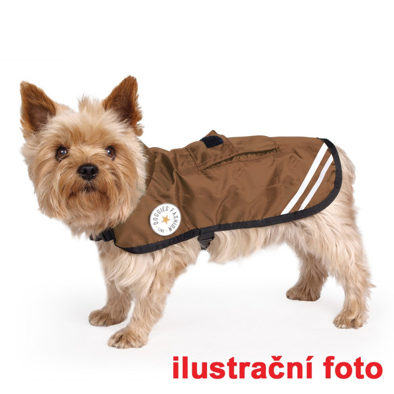 Pláštěnka pro psy POCKER MOKKA 55cm