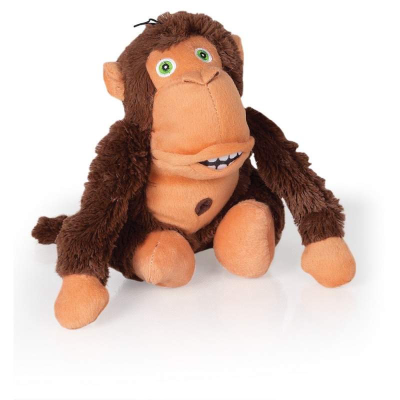 Crazy monkey - hnědá psí hračka, 36cm