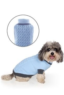 Svetr Liverpool pro psy modrý 20cm