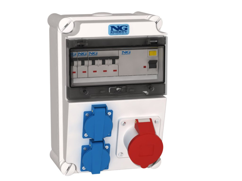 Kombinace zásuvková NG Energy SC 51 022 E.01 2× 230 V 1× 400 V, 16 A