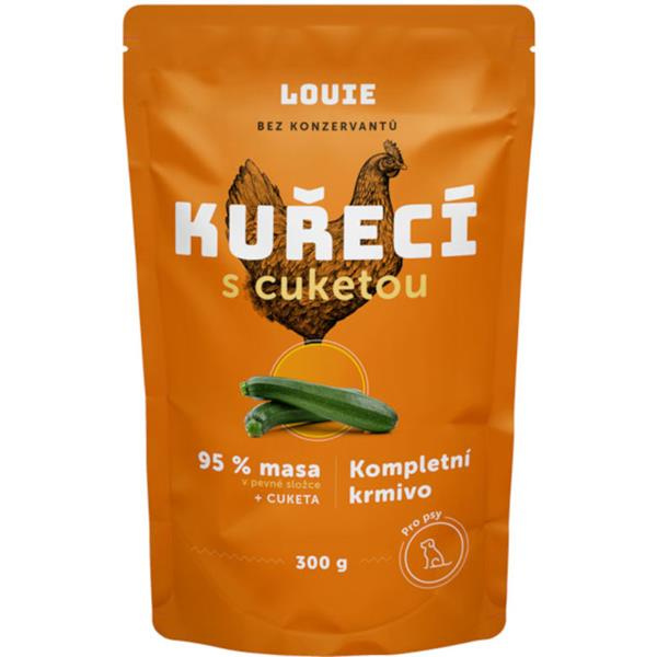 Louie Kompletní krmivo kuřecí s cuketou pro psy