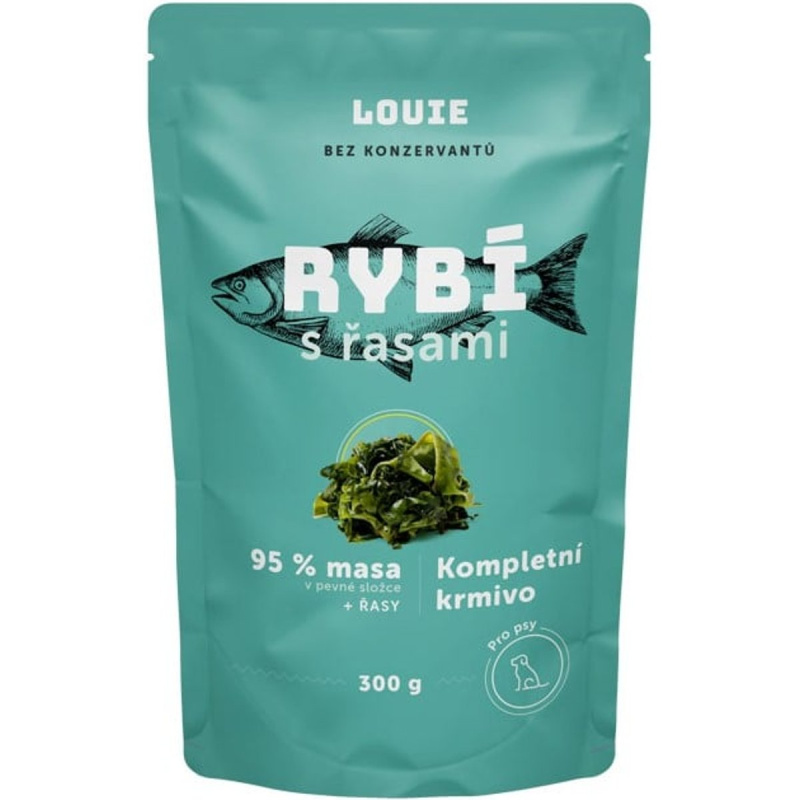 Louie Kompletní krmivo rybí s řasami pro psy