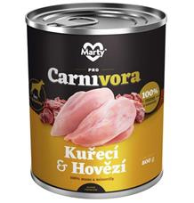 MARTY konz. pro psy ProCarnivora-kuře+hovězí 400g