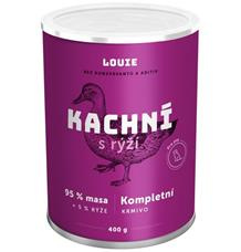Louie konz. pro psy kachní s rýží 1200 g 