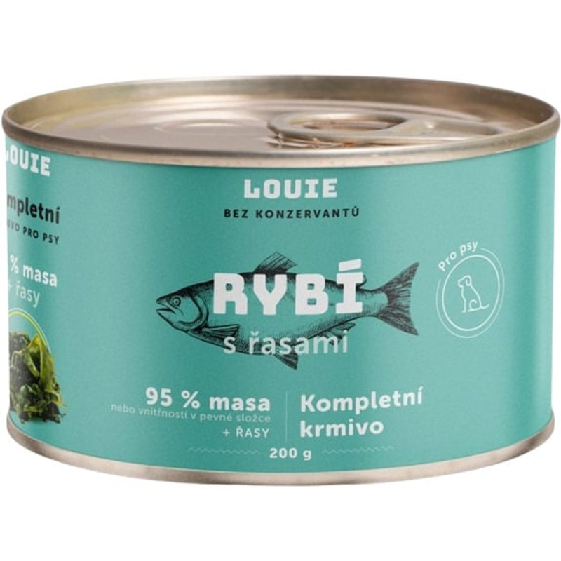 Louie Kompletní krmivo rybí s řasami pro psy