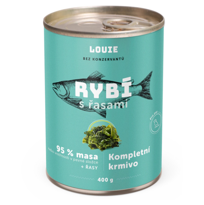 Konzerva LOUIE rybí s řasami 400g