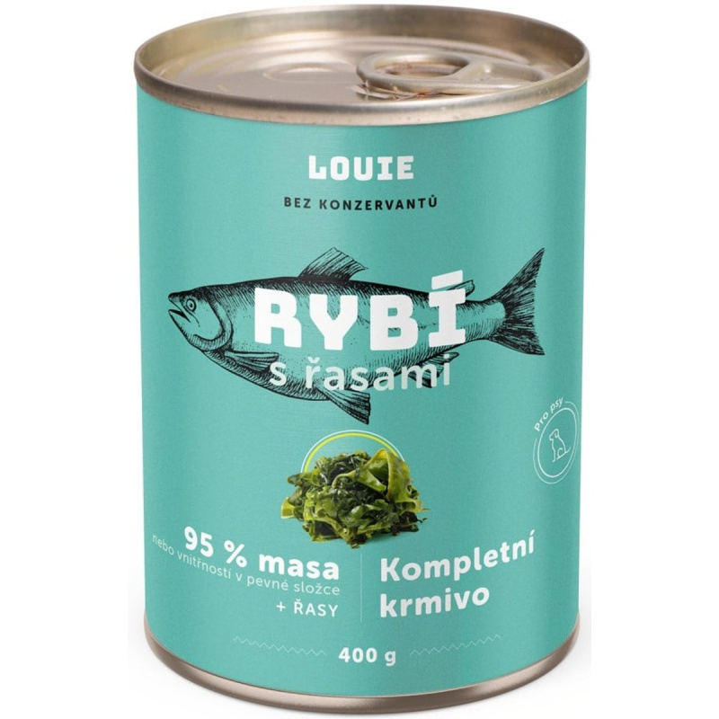 Konzerva LOUIE rybí s řasami 400g