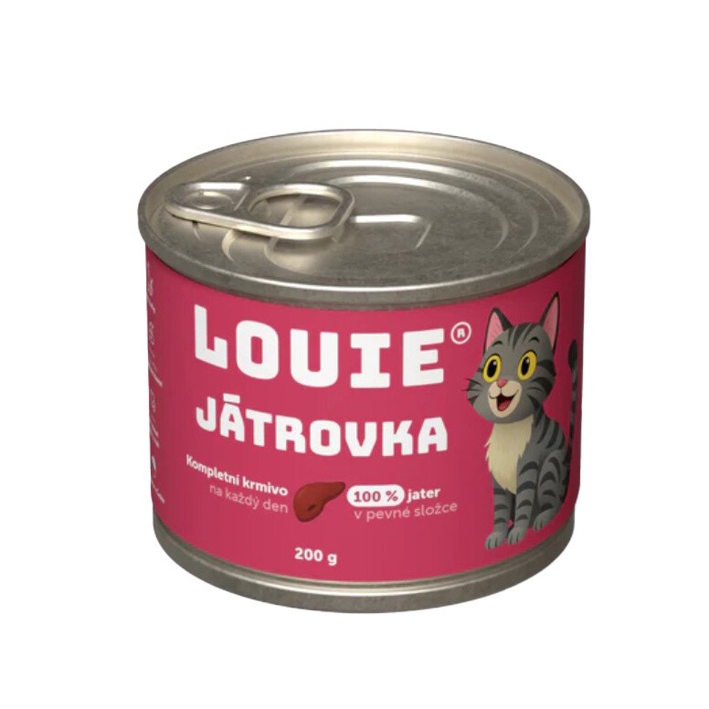 Louie konzerva pro kočky játrovka 200 g