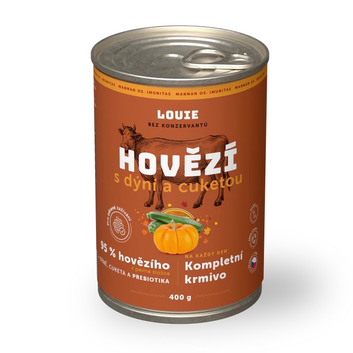 Louie Kompletní krmivo hovězí s dýní a cuketou pro psy