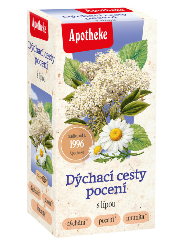 APOTHEKE Dýchací cesty a pocení 20x 1,5 g sáčků