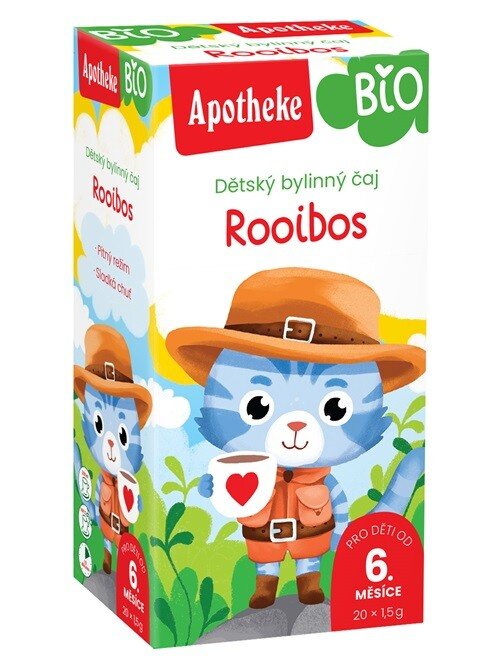 APOTHEKE Dětský čaj Rooibos BIO 20x1,5 g