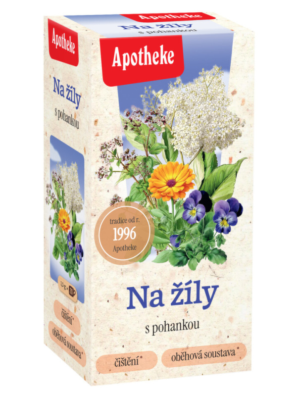 APOTHEKE Čaj na žíly s pohankou 20 sáčků