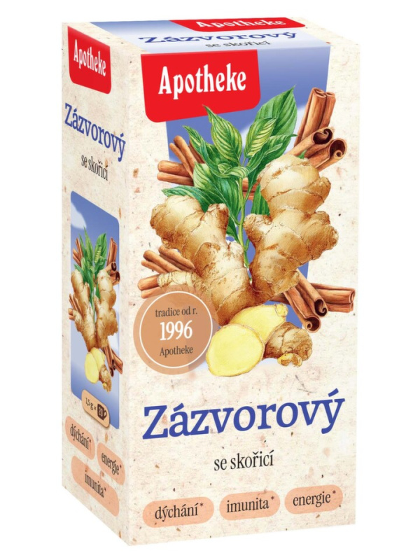APOTHEKE Zázvorový čaj 20 sáčků