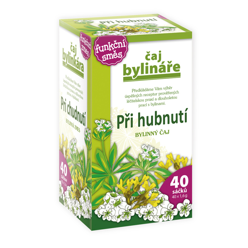 BYLINÁŘ Hubnoucí bylinný čaj 40x1.6 g