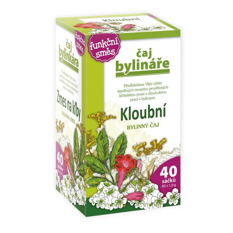 BYLINÁŘ Kloubní bylinný čaj 40x1.6 g