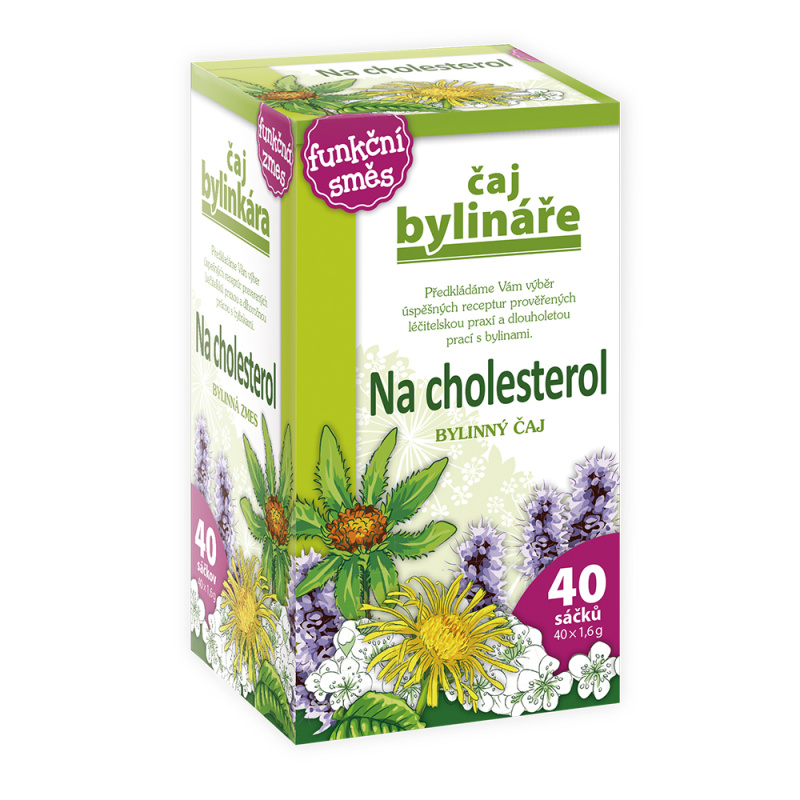 BYLINÁŘ Bylinný čaj na cholesterol 40 sáčků