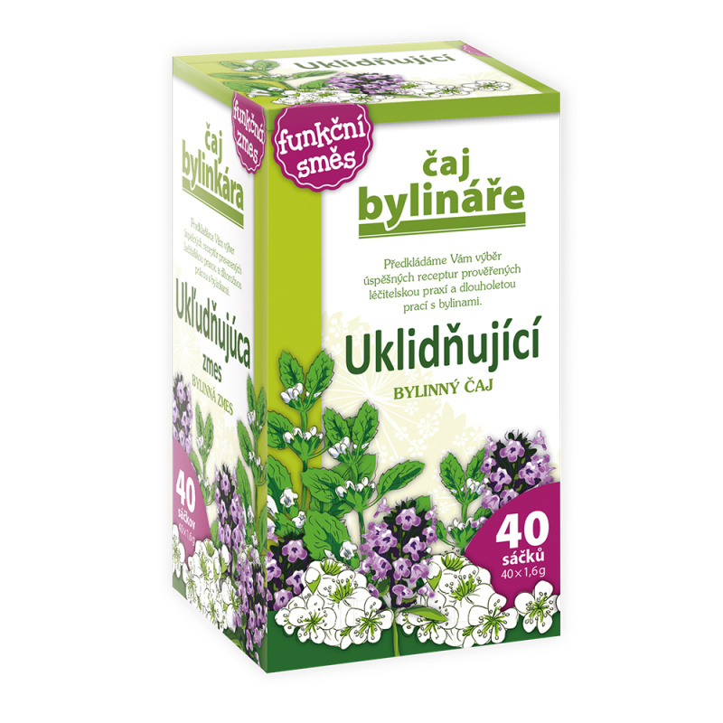 BYLINÁŘ Uklidňující bylinný čaj 40x1.6 g