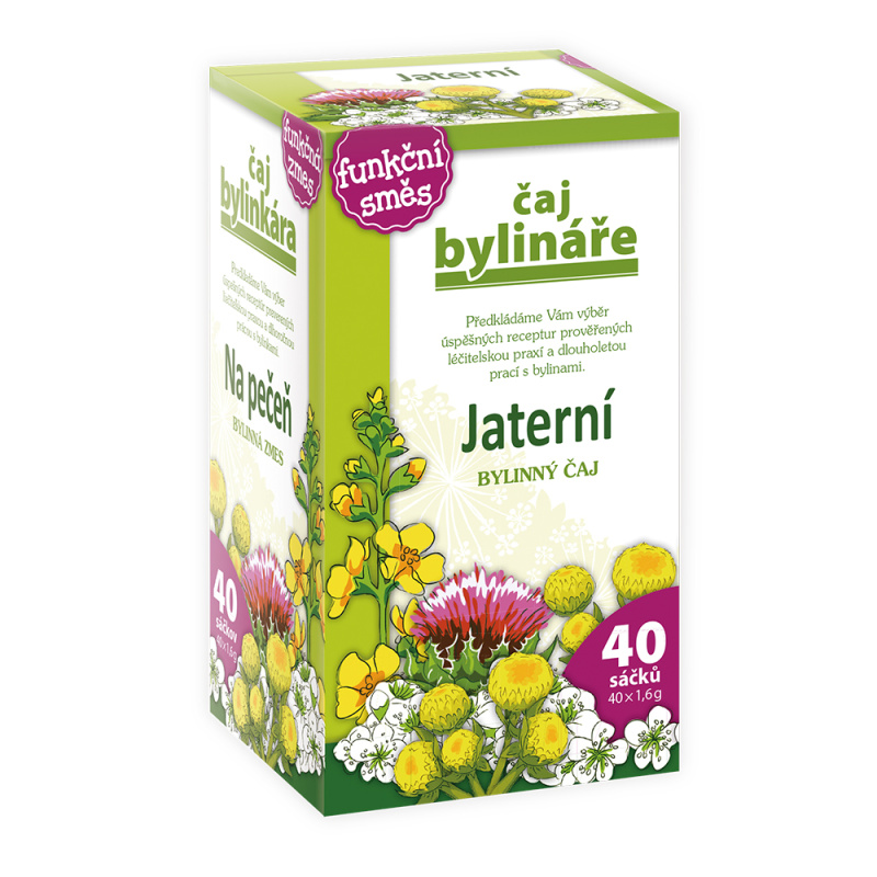 BYLINÁŘ Jaterní bylinný čaj 40 sáčků