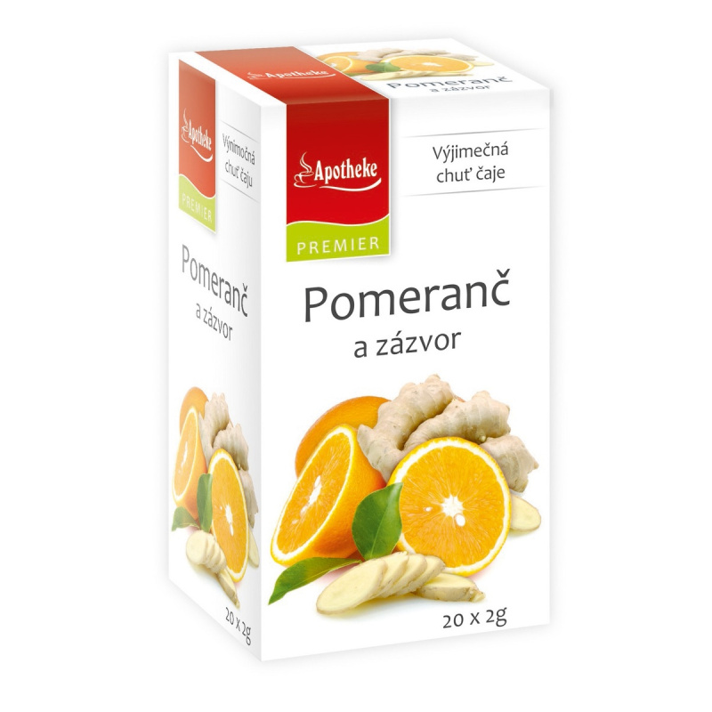 APOTHEKE Pomeranč a zázvor 20x2 g