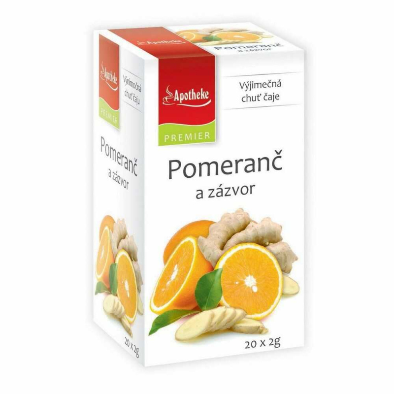 APOTHEKE Pomeranč a zázvor 20x2 g