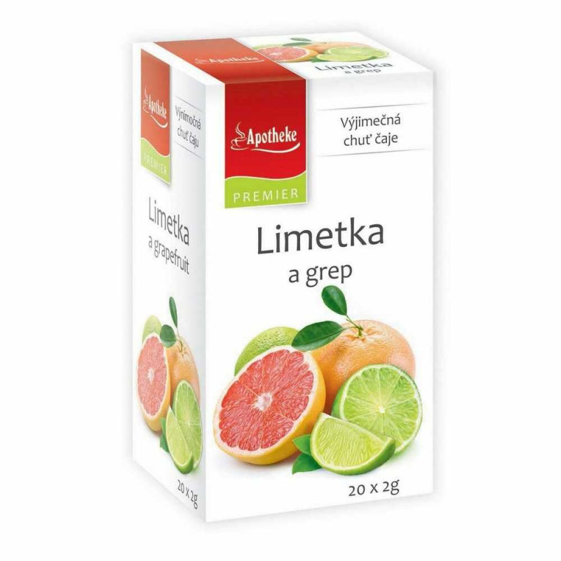 APOTHEKE Limetka a grep 20 sáčků