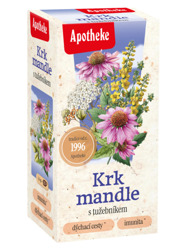 APOTHEKE Krk a mandle čaj 20x1,5 g