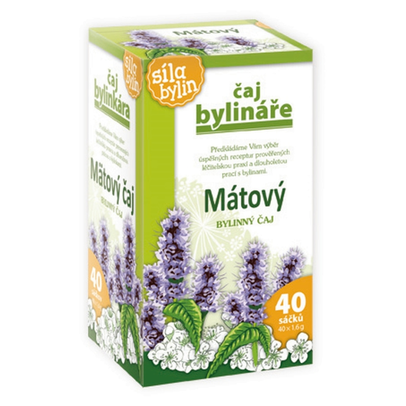 BYLINÁŘ Mátový bylinný čaj 40x1.6 g