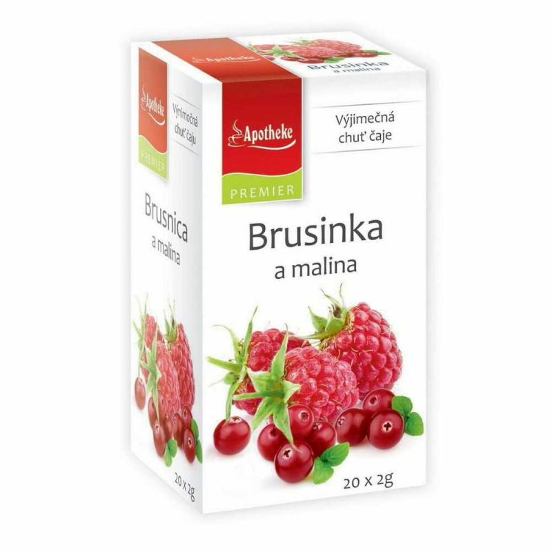 APOTHEKE Brusinka a malina 20 sáčků