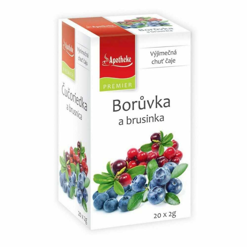 APOTHEKE Borůvka a brusinka 20 sáčků